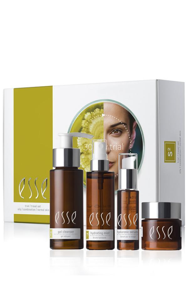 Esse Skincare Oily/Combination/Normal Skin Trial Pack/ Travel Sett