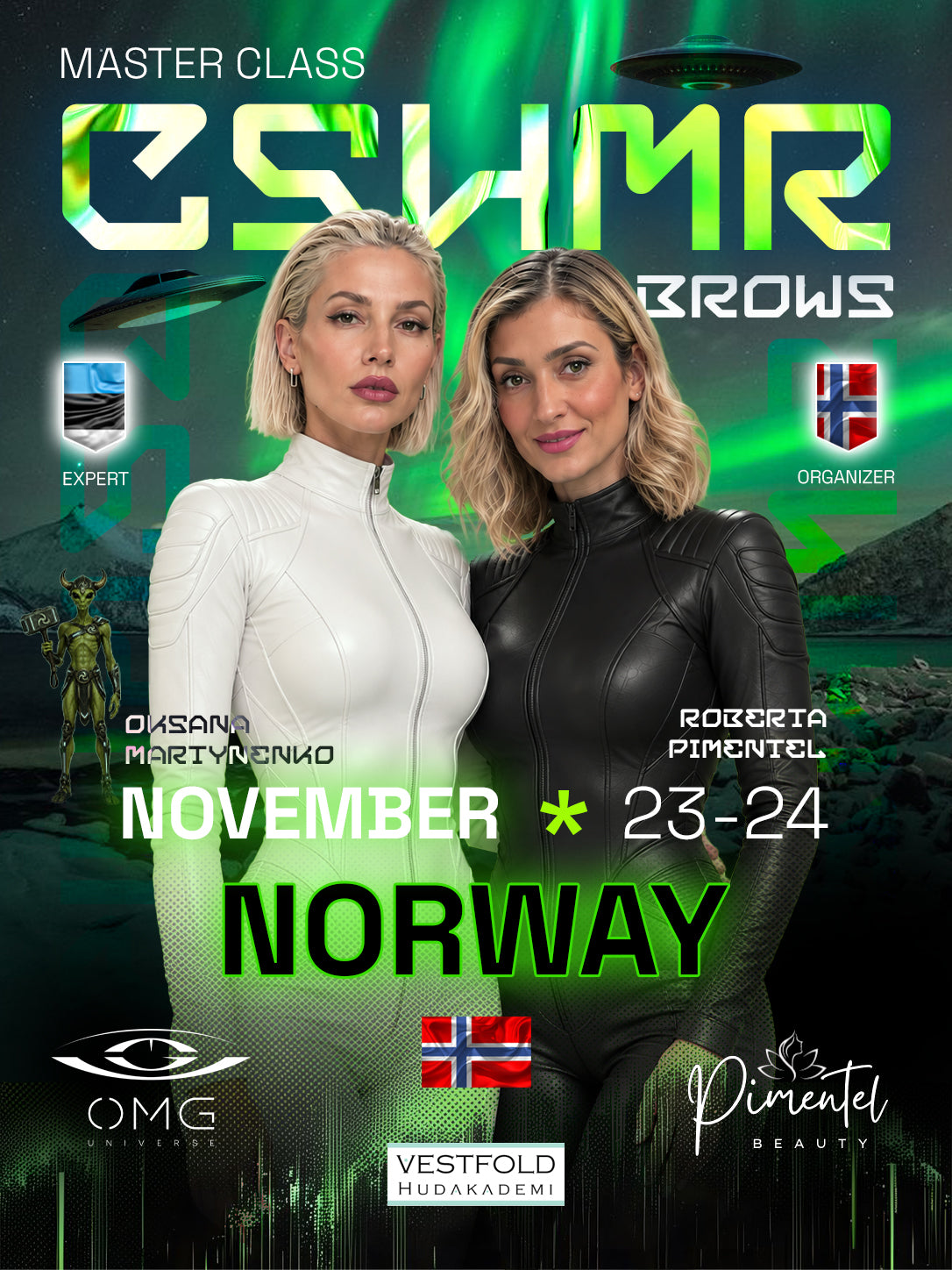 CSHMR Brows Masterclass med Oksana Martynenko | Norge 2026